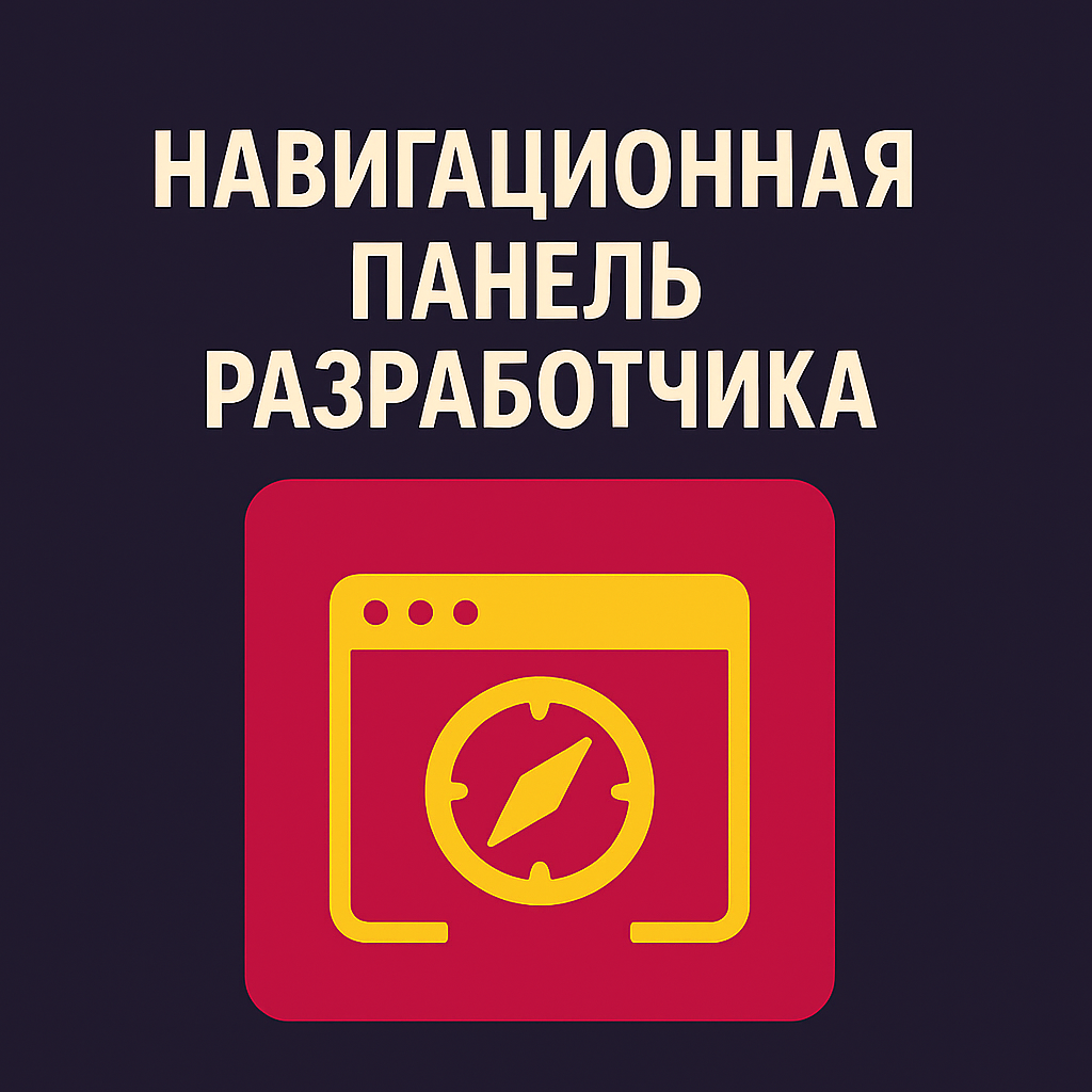 Навигационная панель разработчика